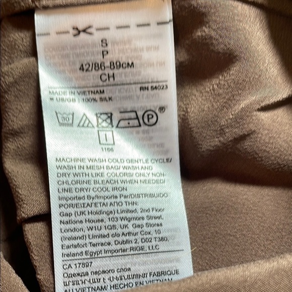 NEW Banana Republic Brown Silk Camisole - Picture 4 of 5